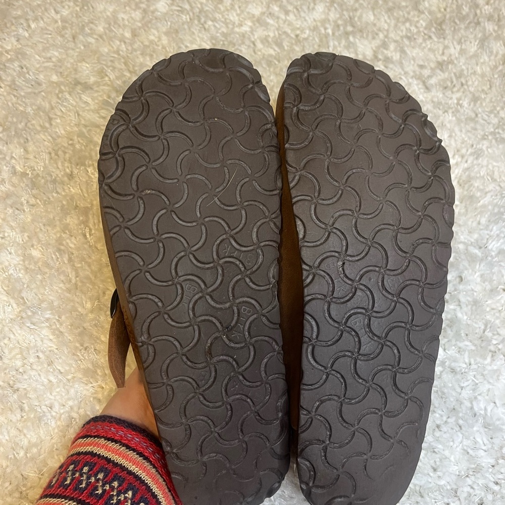 Birkenstock Birki’s Boston Brown Leather Clogs - Picture 7 of 13